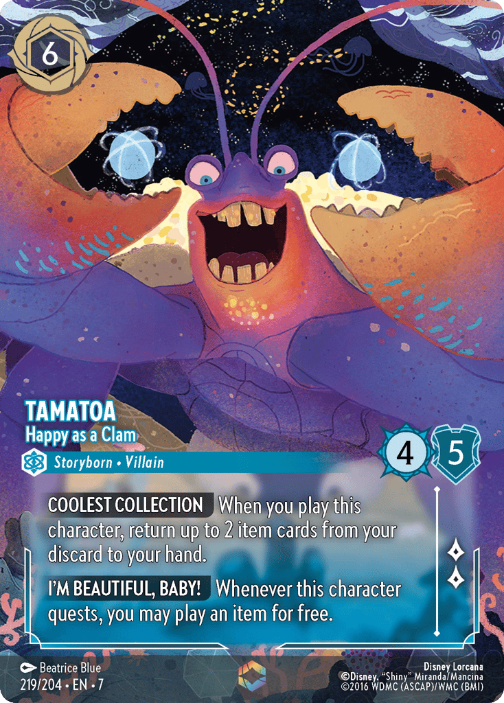 Tamatoa - Happy as a Clam — Archazia's Island