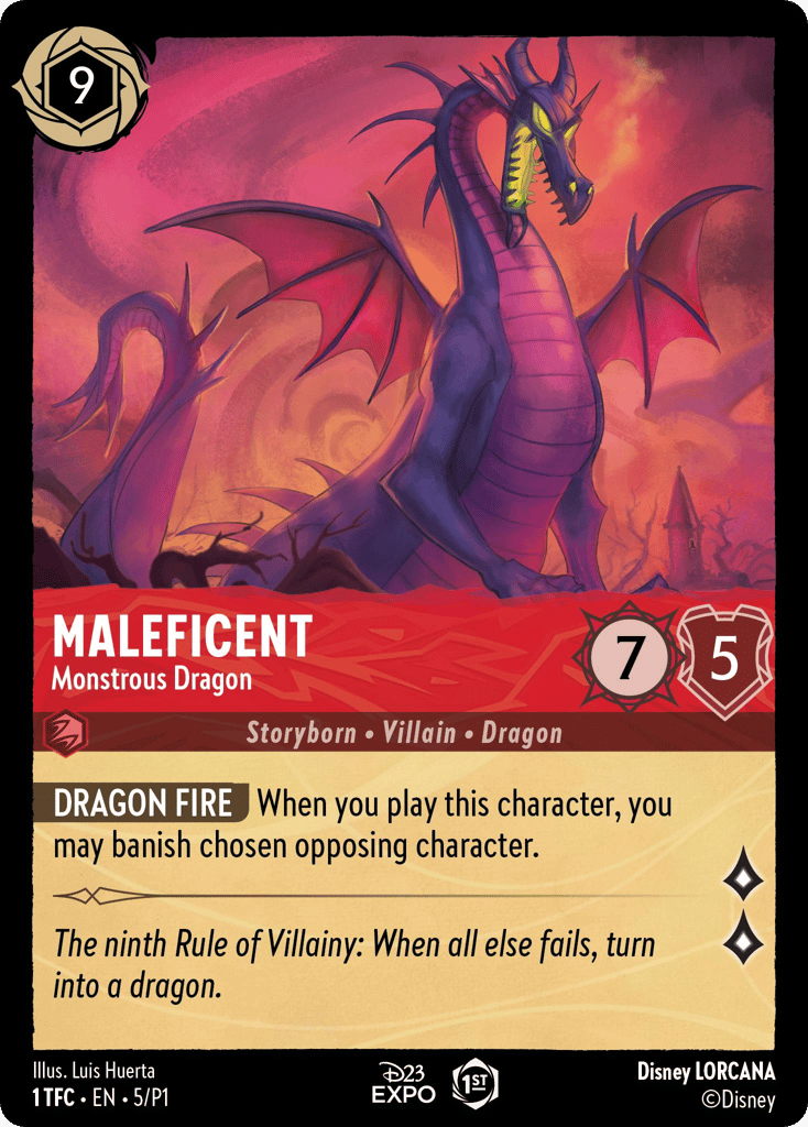 Maleficent - Monstrous Dragon — D23 Promos
