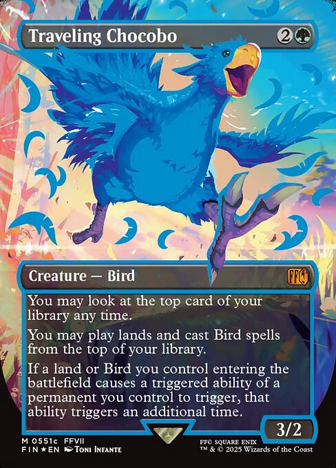 Traveling Chocobo [Foil] — Final Fantasy