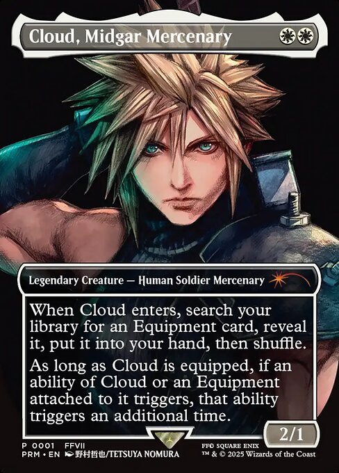 Cloud, Midgar Mercenary — Pro Tour Promos