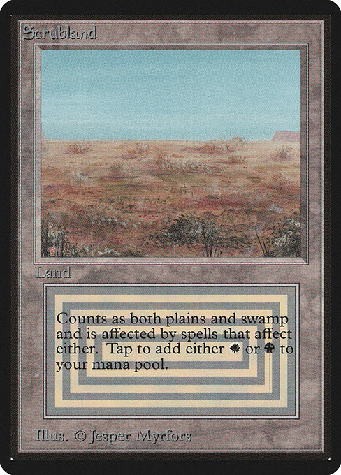 Scrubland — Limited Edition Beta