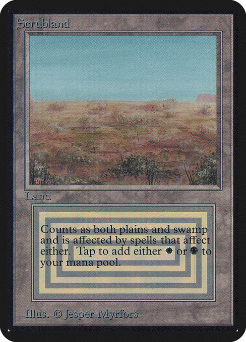 Scrubland — Limited Edition Alpha