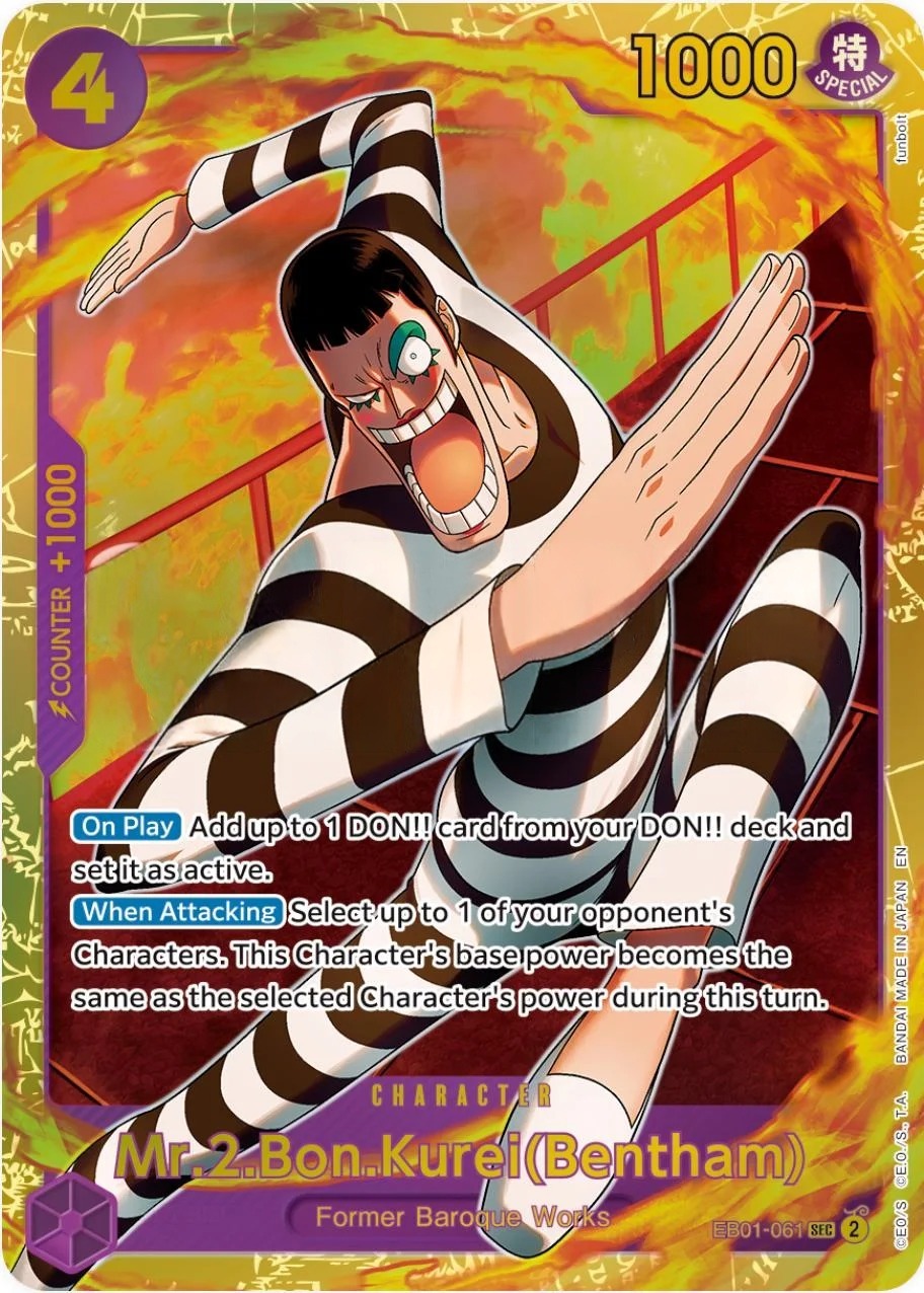 Mr.2.Bon.Kurei(Bentham) [PRB-02] — Premium Booster 2