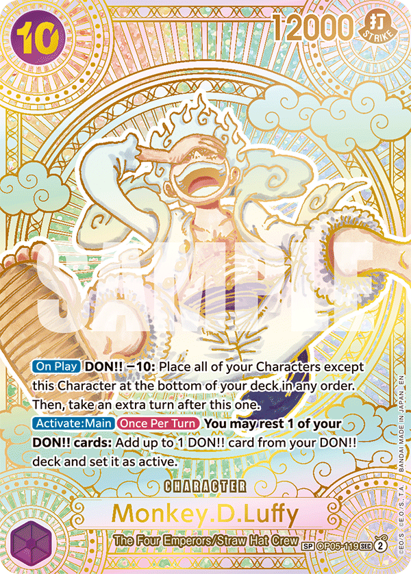 Monkey.D.Luffy [Gold SP] — Fist of Divine Speed