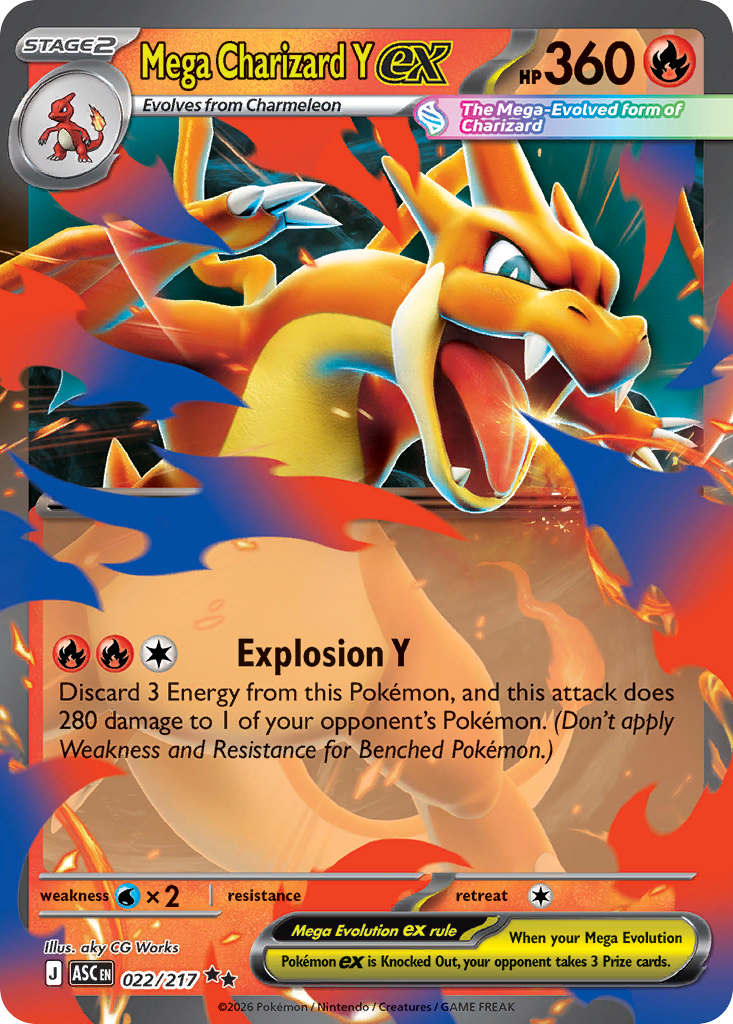Mega Charizard Y ex Price - Ascended Heroes | Pack Magik