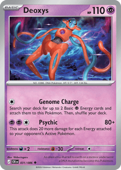 Deoxys #034/086 Price - Chaos Rising | Pack Magik