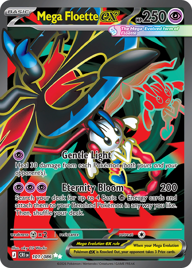 Mega Floette ex #101/086 Price - Chaos Rising | Pack Magik