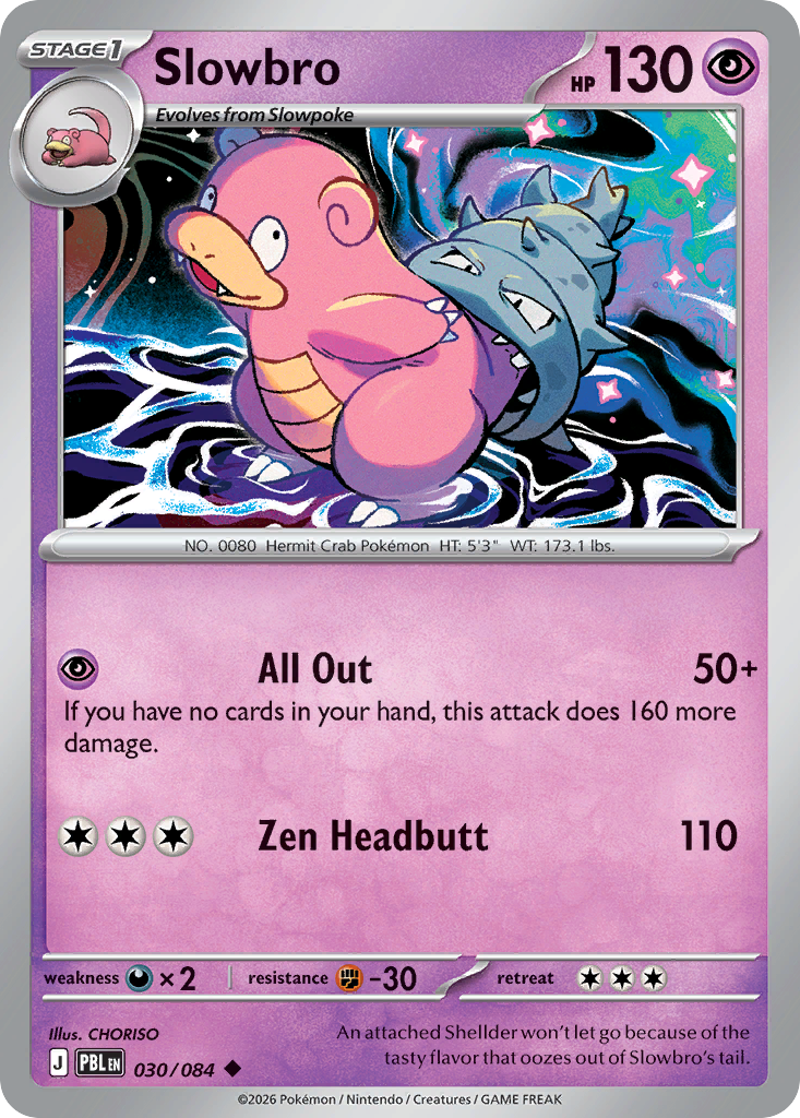 Slowbro #030/084 Price - Pitch Black | Pack Magik