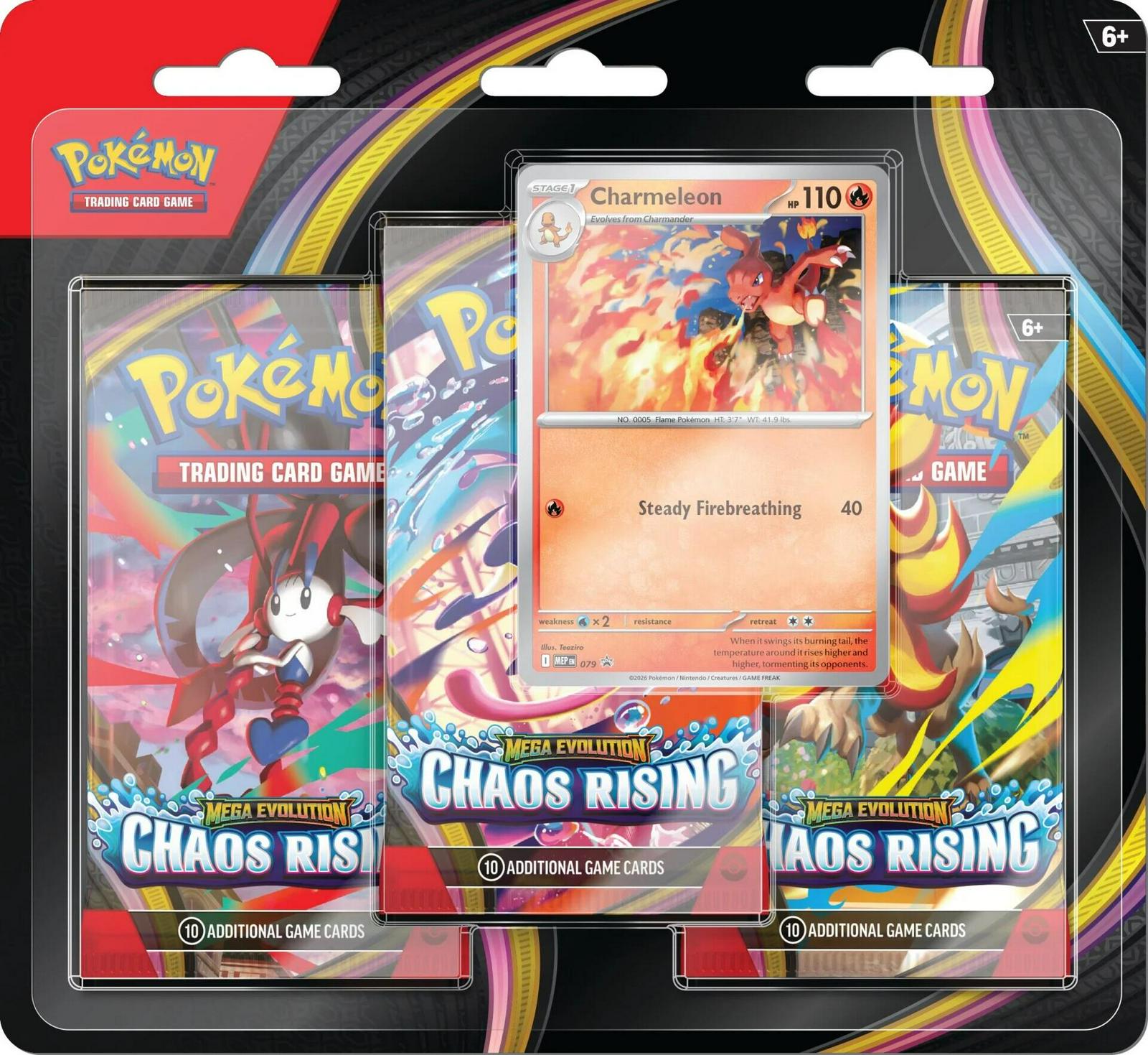 3 Pack Blister: Charmeleon