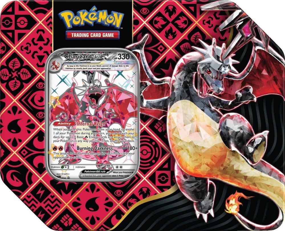 Sealed Charizard ex Tin