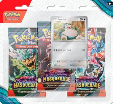 3 Pack Blister [Snorlax]