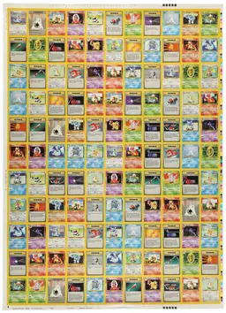 Base Set Uncut Sheet [Japanese]