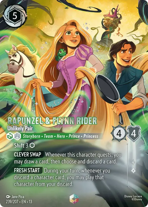 Rapunzel & Flynn Rider - Unlikely Pair — Attack of the Vine!