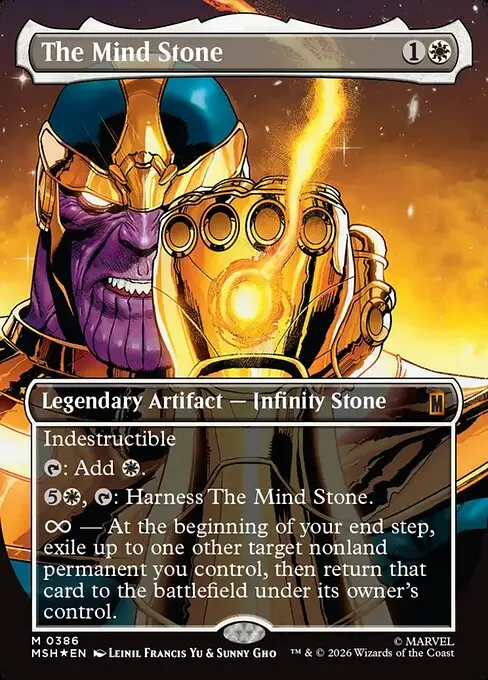 The Mind Stone [Foil] — Marvel Super Heroes