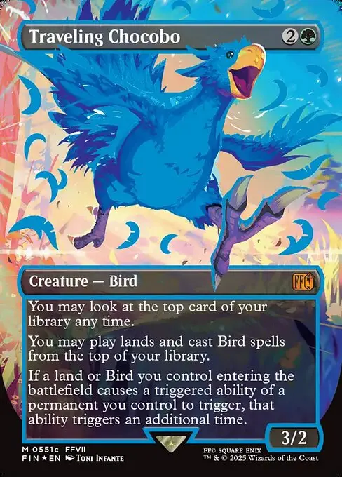 Traveling Chocobo [Foil] — Final Fantasy