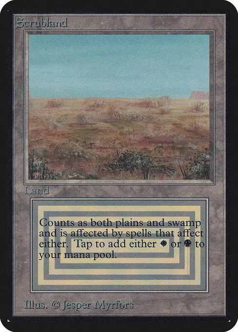Scrubland — Limited Edition Alpha