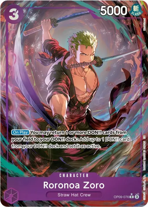 Roronoa Zoro [Alternate Art PRB-02] — Premium Booster 2