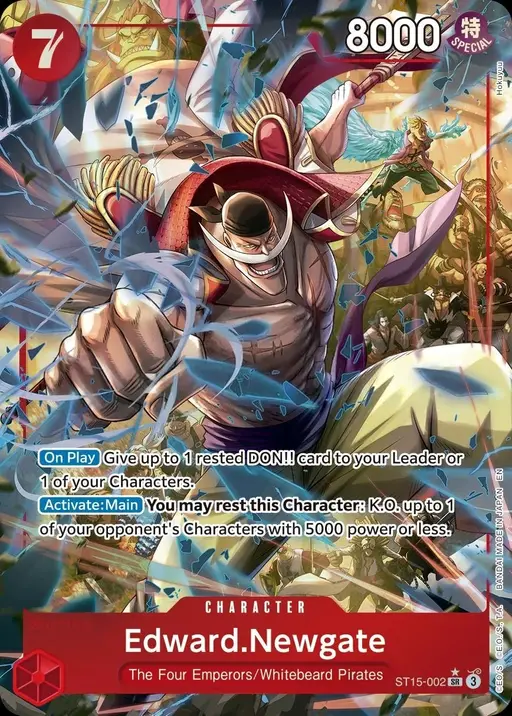 Edward Newgate [Alternate Art PRB02] — Premium Booster 2