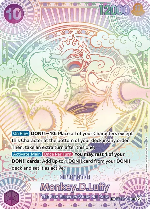 Monkey.D.Luffy [Silver SP] — Fist of Divine Speed