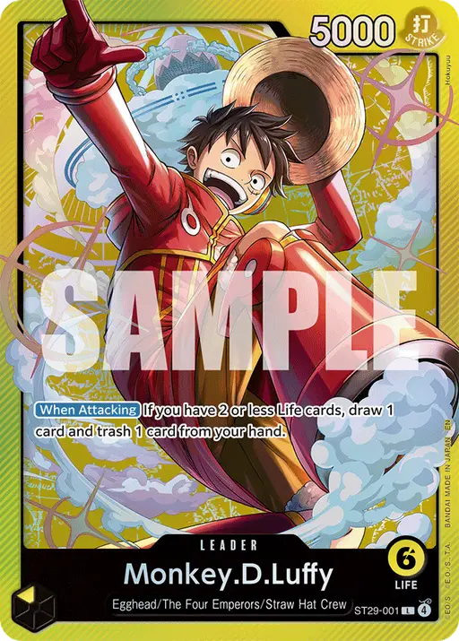 Monkey.D.Luffy — Starter Deck 29: Egghead
