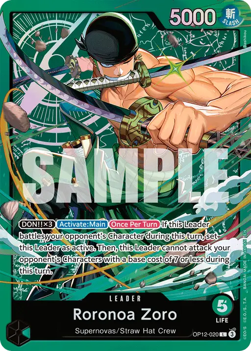 Roronoa Zoro — Starter Deck 32: Green Roronoa Zoro