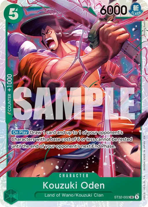 Kouzuki Oden — Starter Deck 32: Green Roronoa Zoro
