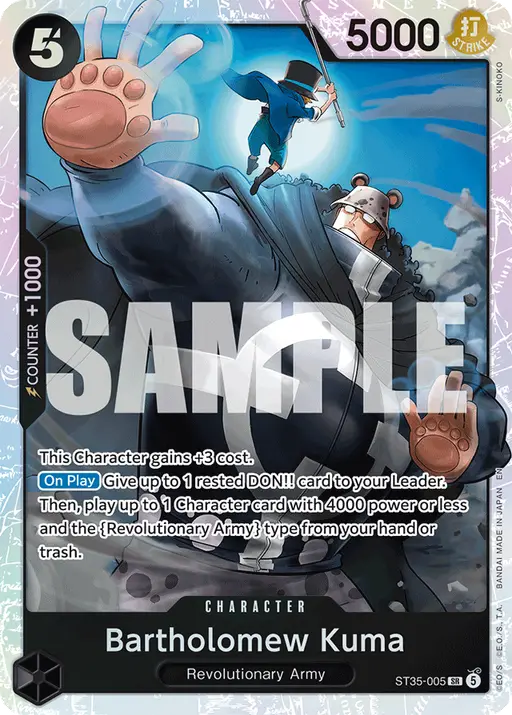 Bartholomew Kuma — Starter Deck 35: Red/Black Sabo