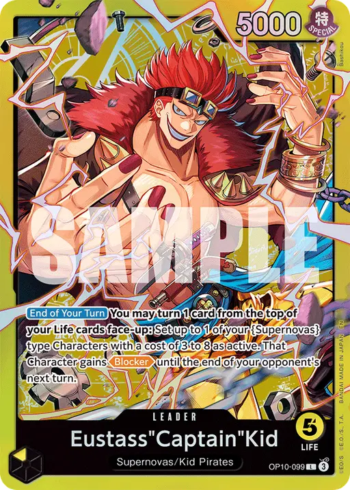 Eustass"Captain"Kid — Starter Deck 36: Yellow Eustass Captain Kid