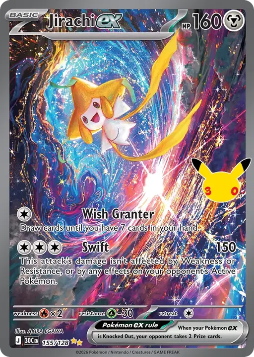 Jirachi ex — 30th Celebration