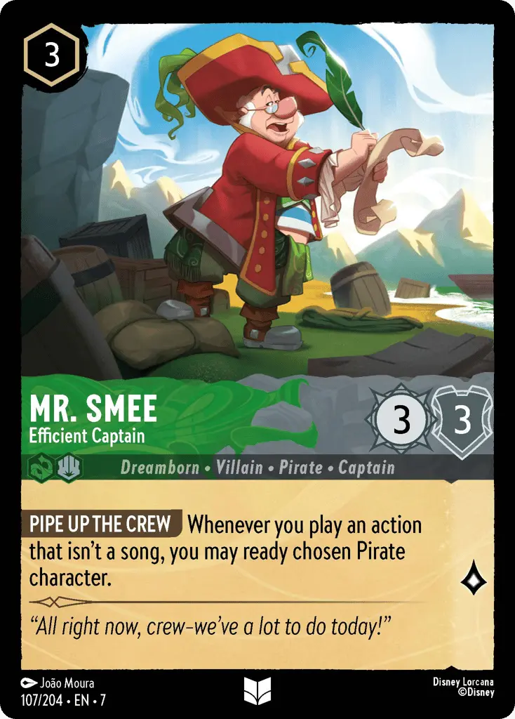 Mr. Smee - Efficient Captain