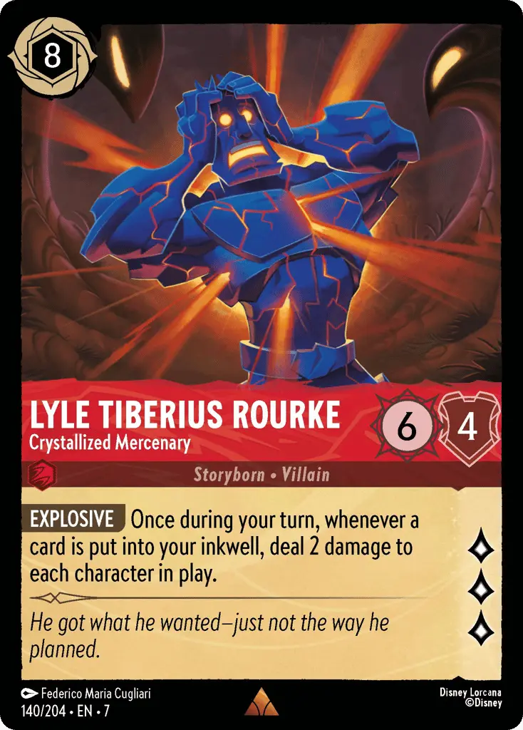 Lyle Tiberius Rourke - Crystallized Mercenary