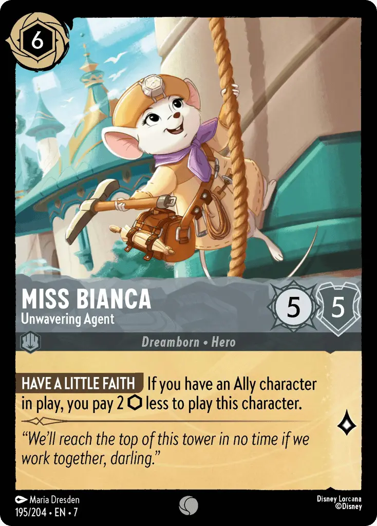 Miss Bianca - Unwavering Agent