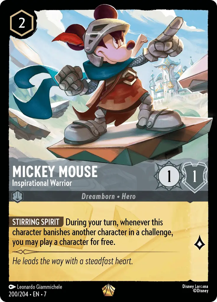Mickey Mouse - Inspirational Warrior