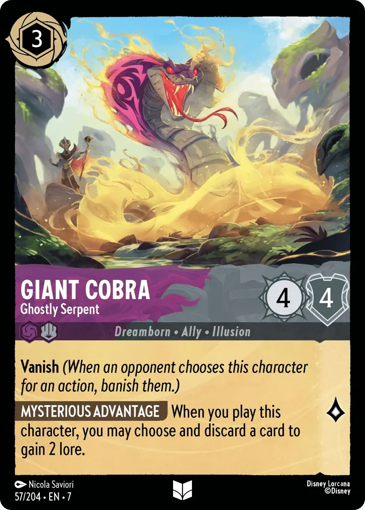 Giant Cobra - Ghostly Serpent