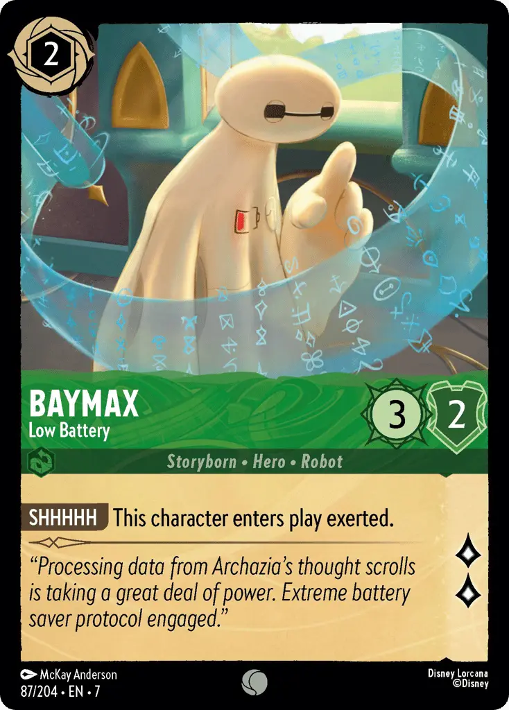Baymax - Low Battery