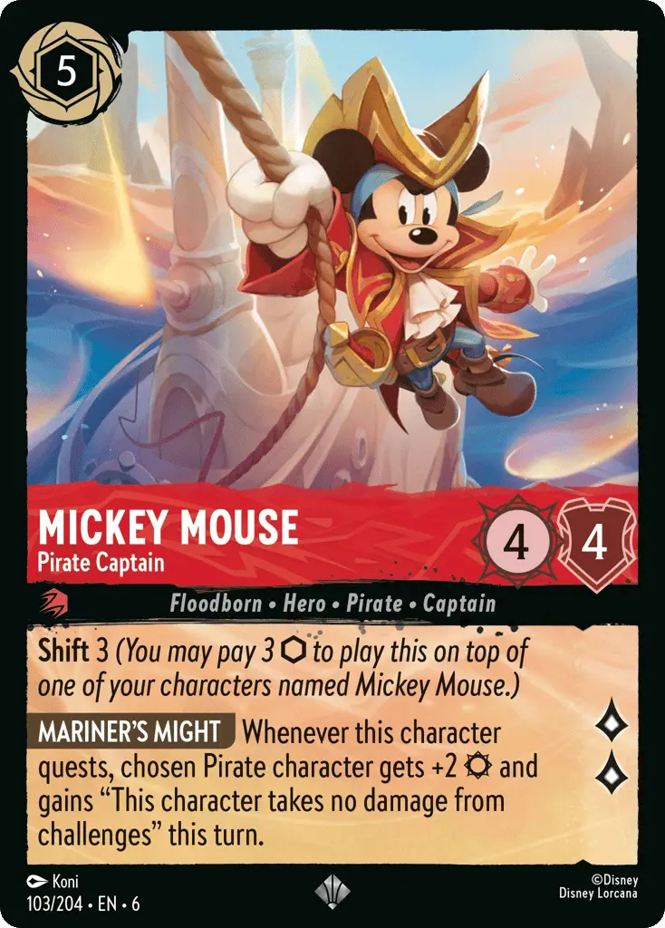 Mickey Mouse - Pirate Captain