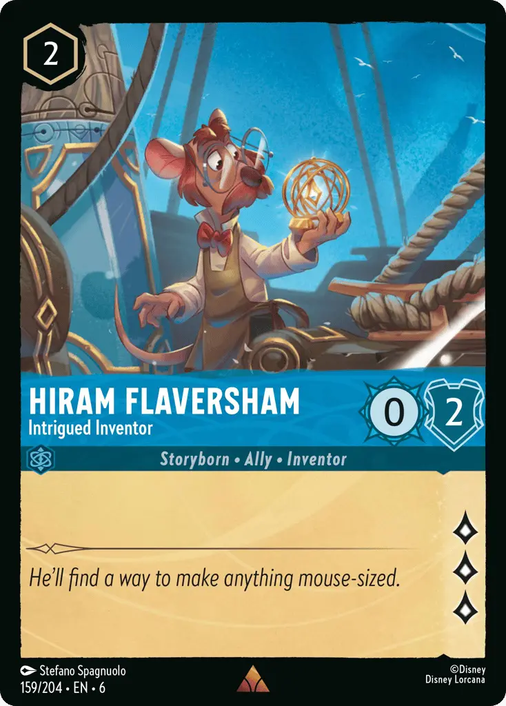 Hiram Flaversham - Intrigued Inventor