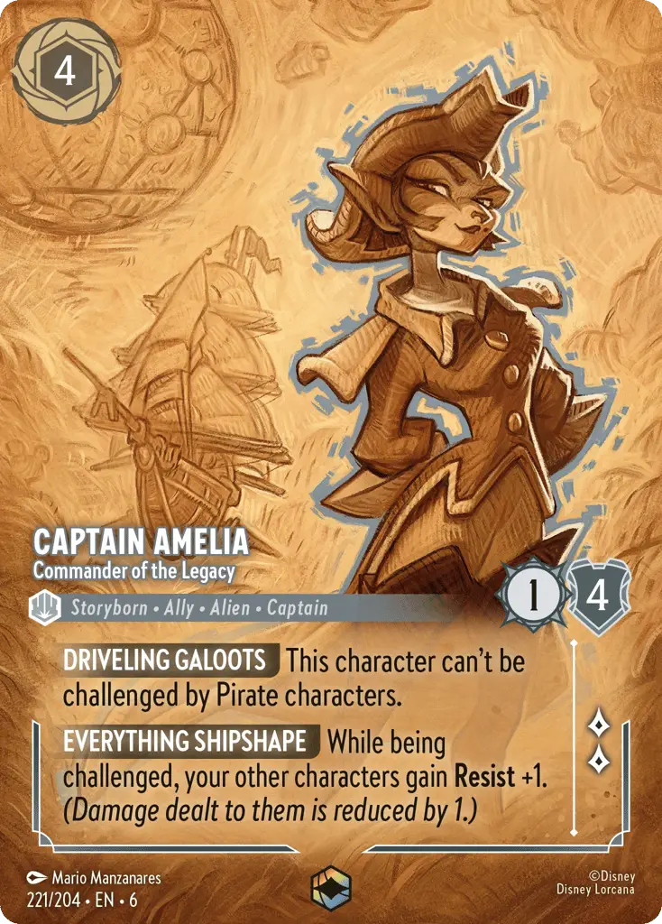 Captain Amelia - Commander of the Legacy