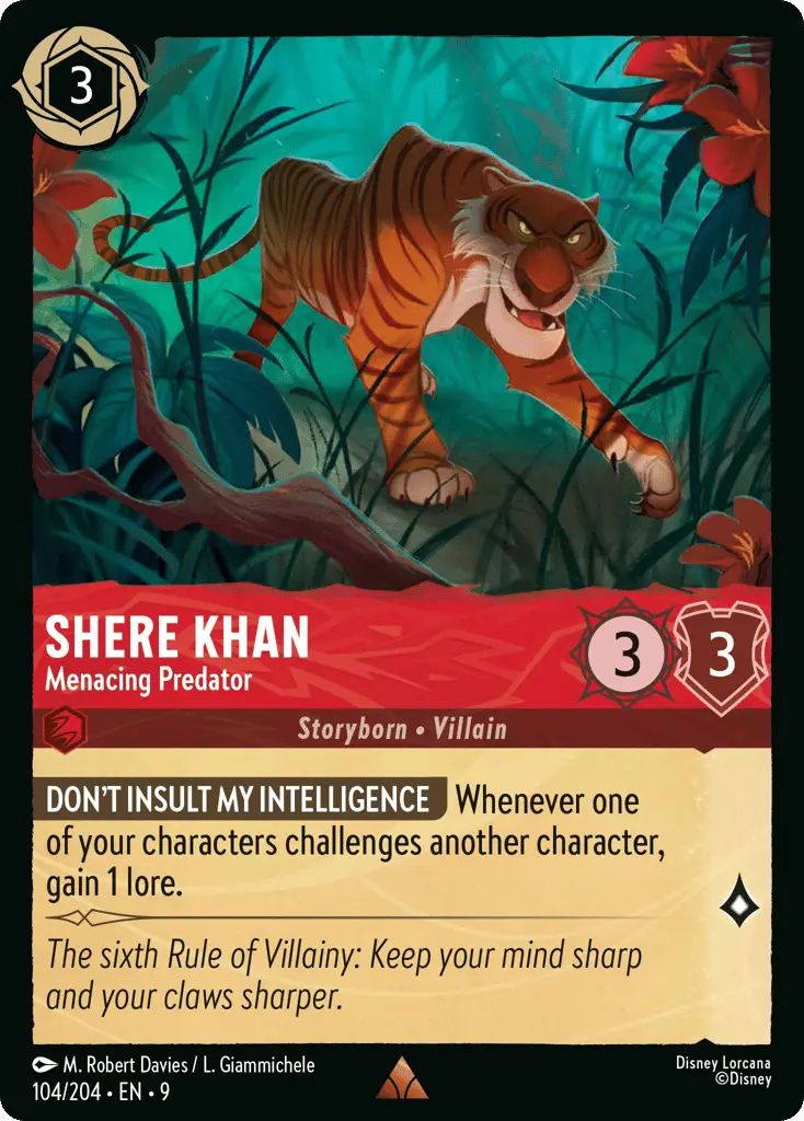 Shere Khan - Menacing Predator