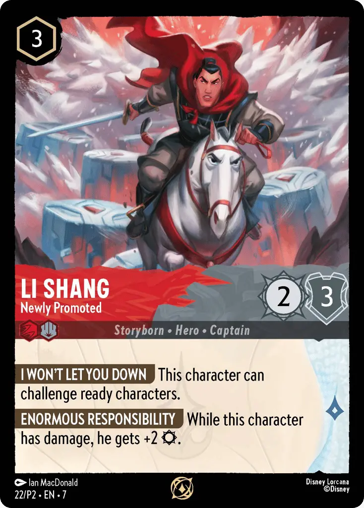 Li Shang - Newly Promoted