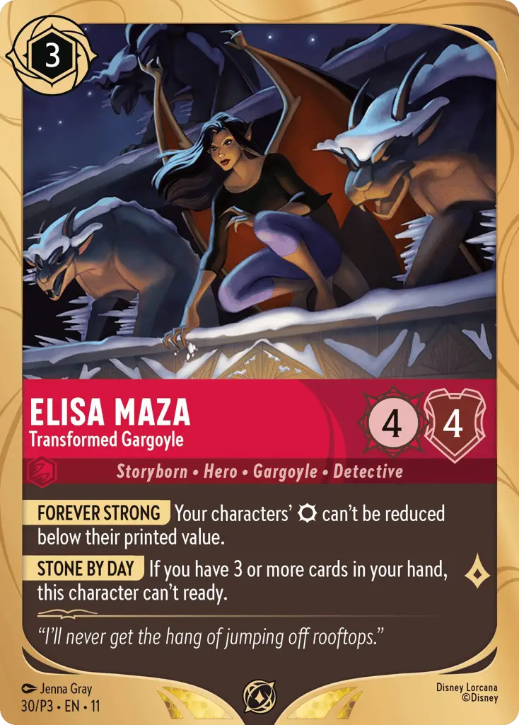 Elisa Maza - Transformed Gargoyle