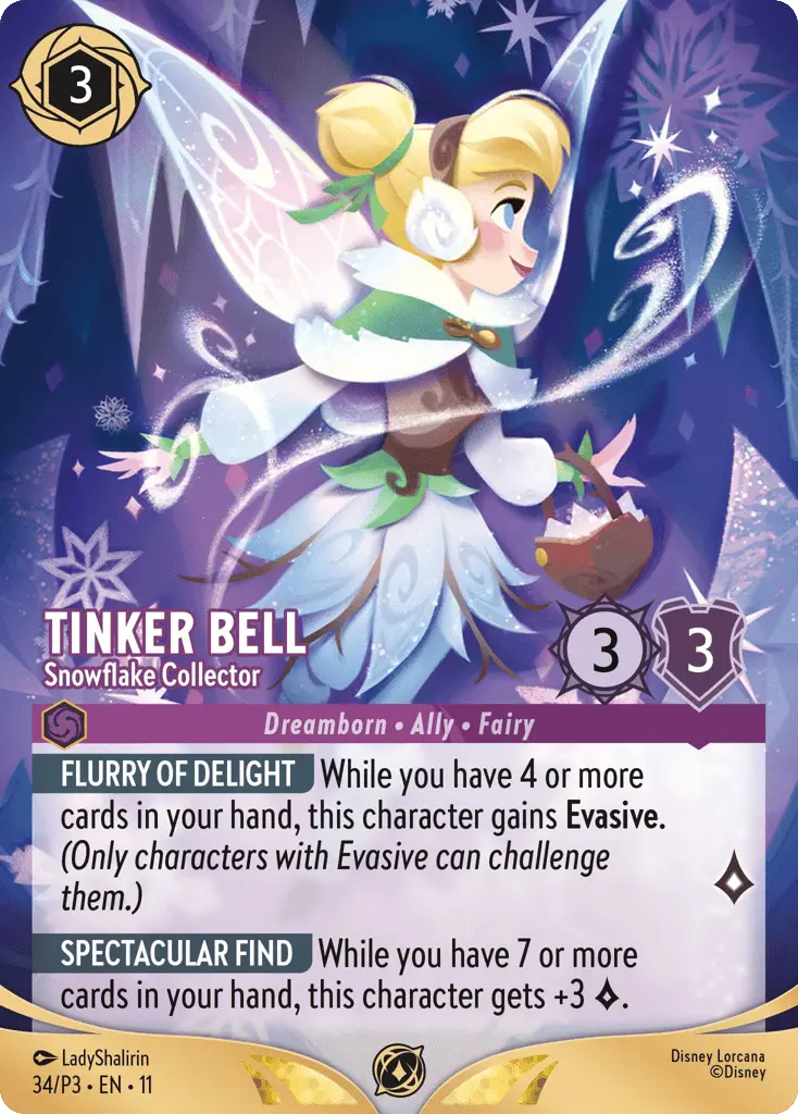 Tinker Bell - Snowflake Collector