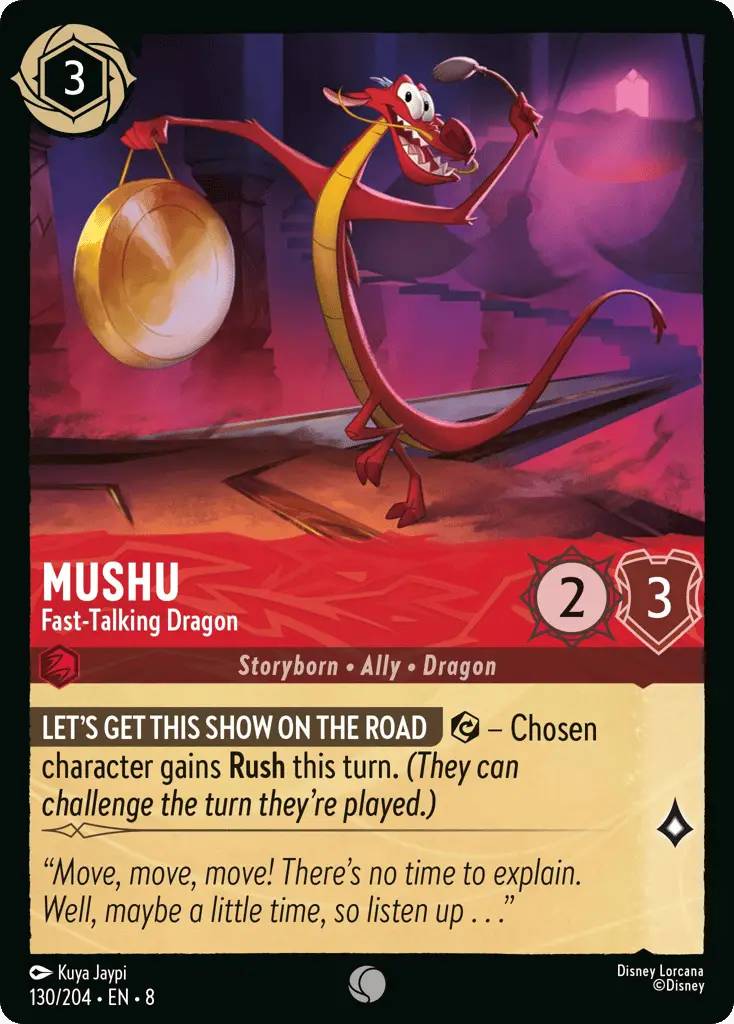 Mushu - Fast-Talking Dragon
