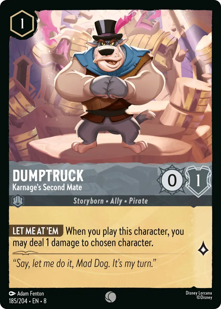 Dumptruck - Karnage's Second Mate