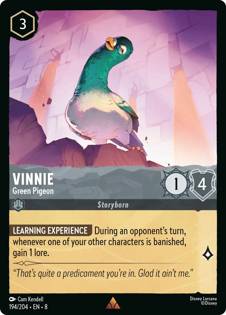 Vinnie - Green Pigeon