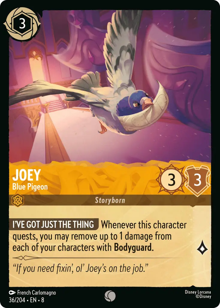 Joey - Blue Pigeon