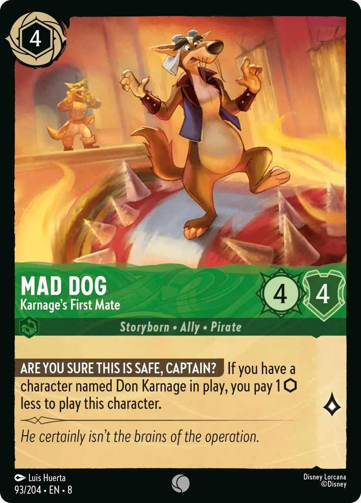 Mad Dog - Karnage's First Mate