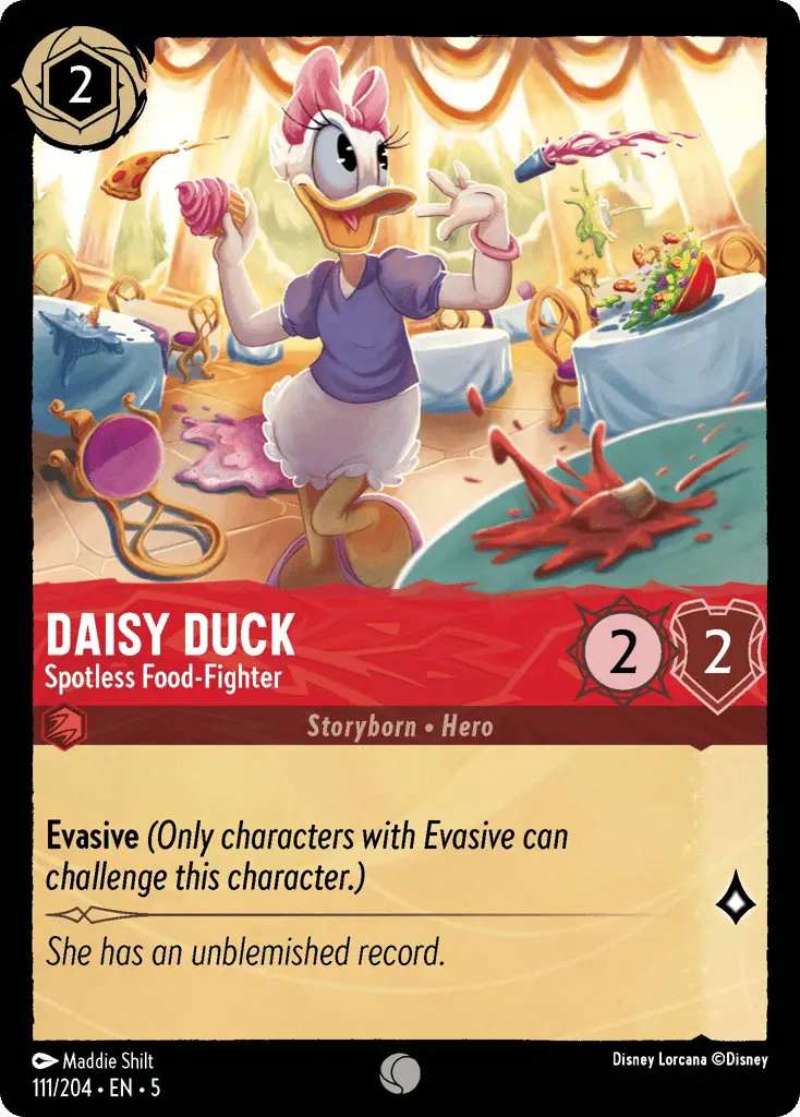 Daisy Duck - Spotless Food-Fighter