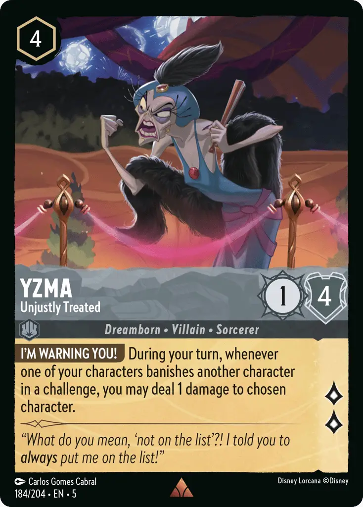 Yzma - Unjustly Treated