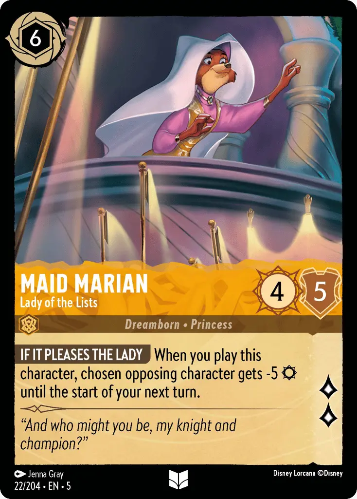 Maid Marian - Lady of the Lists